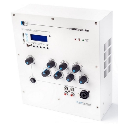 Трансляционный микшер-усилитель REBOX T8-SM