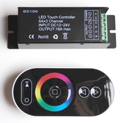 RGB контроллер с сенсорным пультом Led Touch Controller (868)