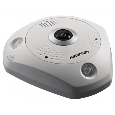 Панорамная IP камера fisheye c ИК подсветкой DS-2CD6365G0E-IVS(B)
