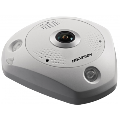 Панорамная IP камера fisheye c ИК подсветкой DS-2CD63C5G0E-IS(B)