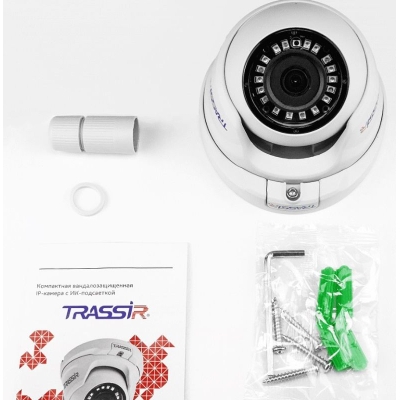 Уличная купольная IP камера c ИК подсветкой TR-D2S5 v2 3.6