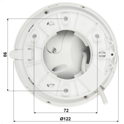 Уличная купольная IP-камера DH-IPC-HDW3241TMP-AS-0360B