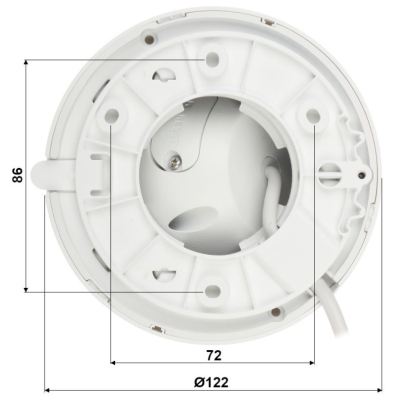 Уличная купольная IP-камера DH-IPC-HDW2431TP-AS-0280B