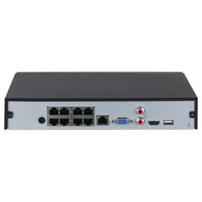 8-канальный IP видеорегистратор с POE коммутатором DHI-NVR2108HS-8P-I