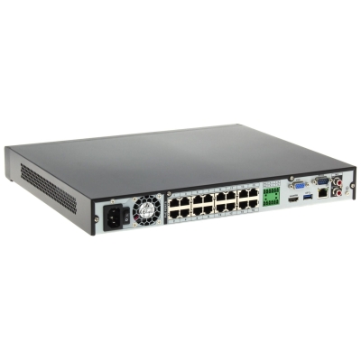 16-канальный IP видеорегистратор с POE коммутатором DHI-NVR4216-16P-4KS2/L