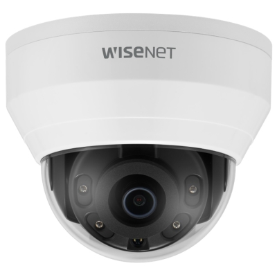 Купольная IP камера на 5 МП с объективом 2.8 мм и ИК подсветкой WISENET QND-8010R