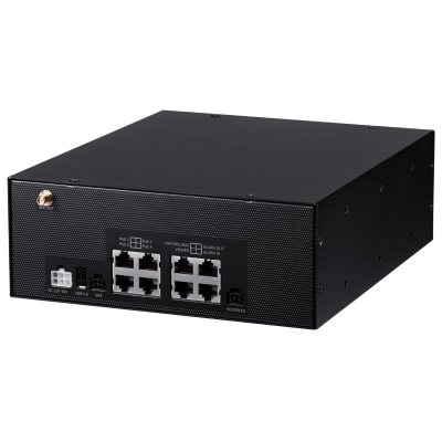 4-канальный автомобильный IP видеорегистратор с POE WISENET TRM-410S