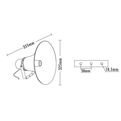 Пожарный всепогодный речевой оповещатель ОПР-У150.1
