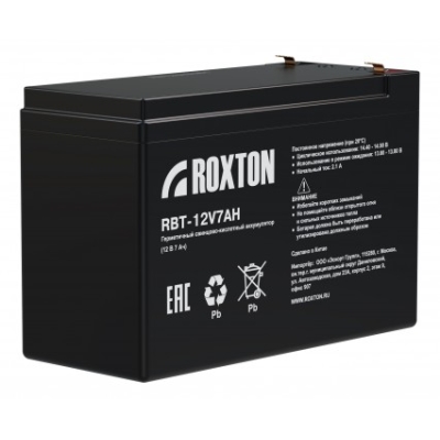 Свинцово-кислотный аккумулятор RBT-12V7AH