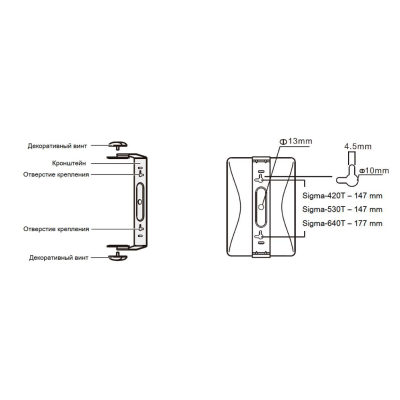 Настенный громкоговоритель SIGMA-640TW