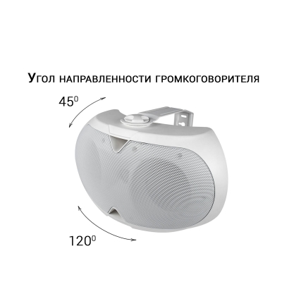 Настенный музыкальный громкоговоритель ELLIPSE-2440TW