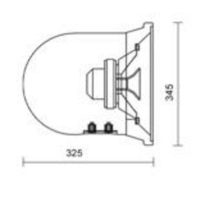 Всепогодная акустическая система для больших площадей IP-8T