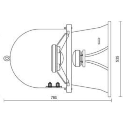 Всепогодная акустическая система для больших площадей IP-15T
