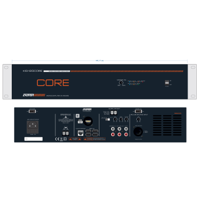 KID-120CORE Микшер-усилитель с микрокомпьютером