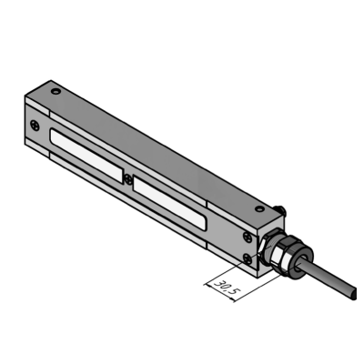 Взрывозащищенный электромагнитный замок с датчиком Холла ALM-FM-S01-H-K