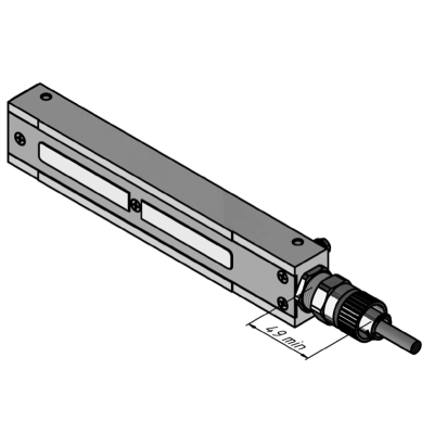 Взрывозащищенный электромагнитный замок с герконом ALM-FM-S01-G-M