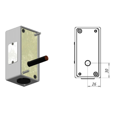 Холодостойкий считыватель идентификаторов ALM-PROX-13-W