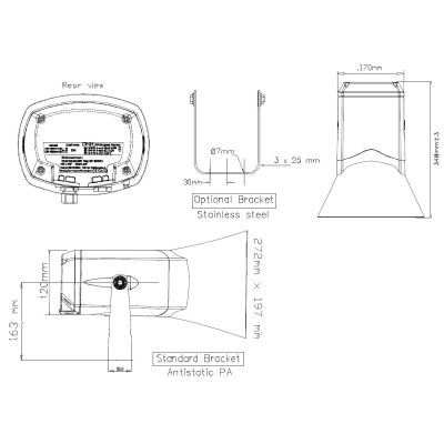 Рупорный взрывозащищенный громкоговоритель DSP-15 EExmNL(T)