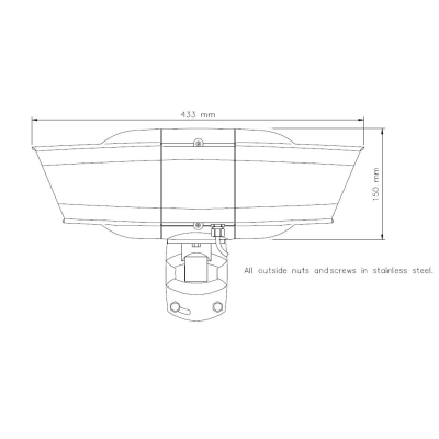 Прожекторный двунаправленный громкоговоритель DPD-30(T)