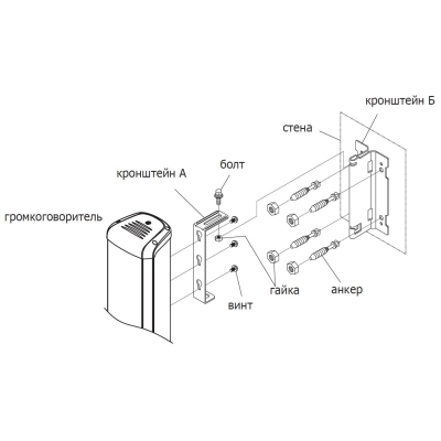 Настенный громкоговоритель колонного типа (бывший CU-420) CU-420F