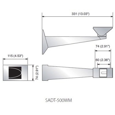 Крепление для фиксированной видеокамеры SADT-500WM/501WM