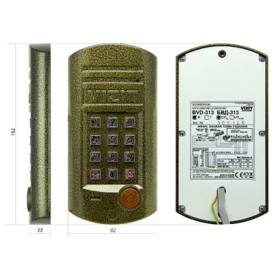 Блок вызова домофона многоабонентный БВД-313RCP