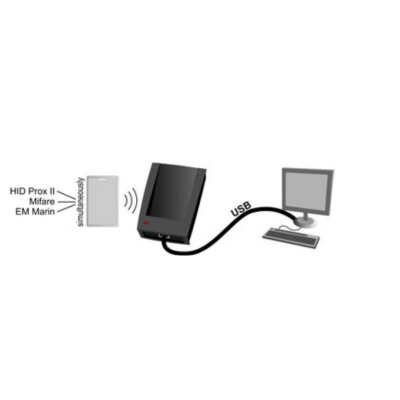 Настольный мультиформатный считыватель для чтения и записи карт Z-2 USB