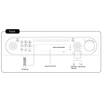 16 канальный видеорегистратор (снят с производства) MDR-16800D1