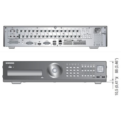 16-канальный видеорегистратор со стандартом сжатия H.264 SRD-1670DCP