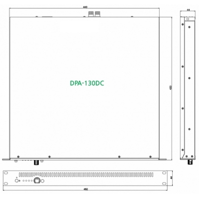 Трансляционный цифровой усилитель мощности DPA-130DC