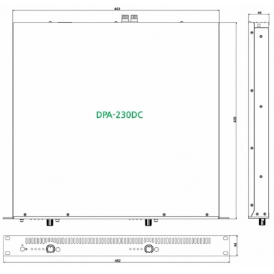 Трансляционный цифровой усилитель мощности DPA-230DC