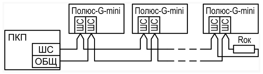 Схема подключения Полюс-G-mini