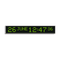 Вторичные цифровые часы с календарем